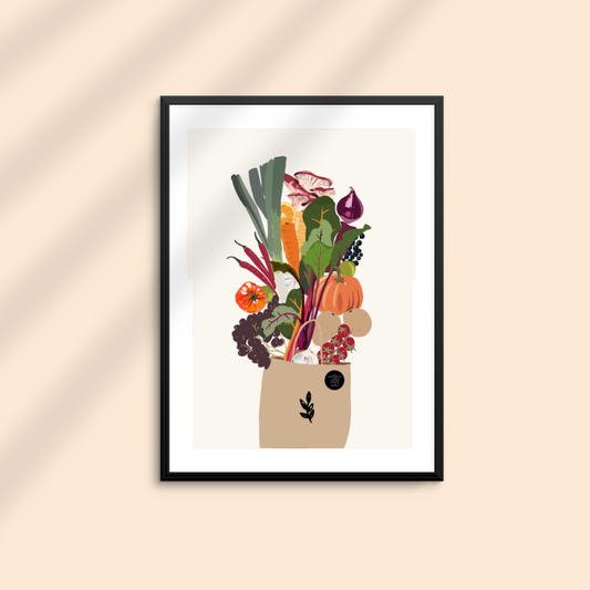 Eat The Rainbow - A2 Framed Print